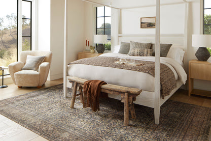 Amber Lewis x Loloi Morgan  Denim Multi Traditional