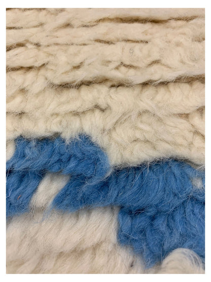 Artisan Margot Ivory Aqua Transitional Knotted Rug - Rugs - Artisan - Atlanta Designer Rugs