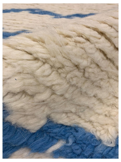 Artisan Margot Ivory Aqua Transitional Knotted Rug - Rugs - Artisan - Atlanta Designer Rugs