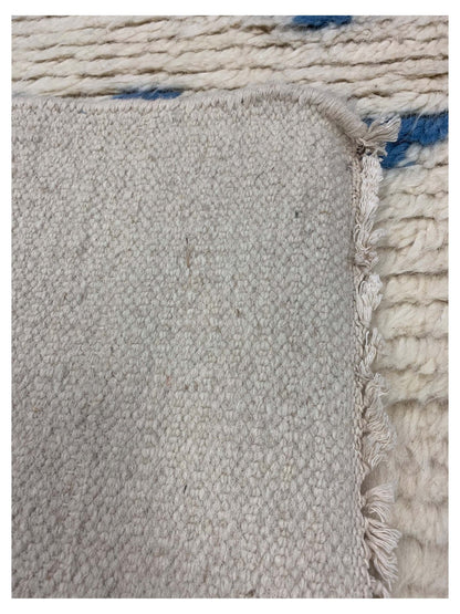 Artisan Margot Ivory Aqua Transitional Knotted Rug - Rugs - Artisan - Atlanta Designer Rugs