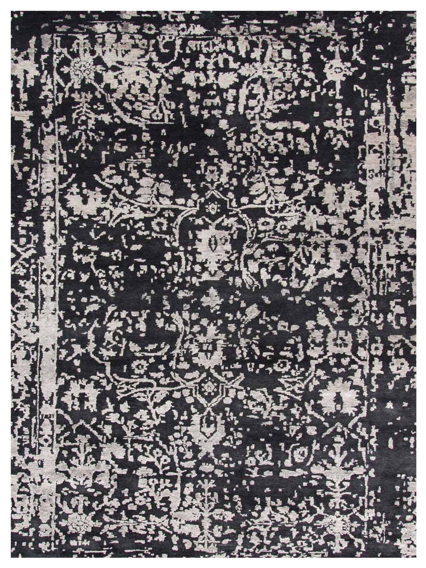 Limited Mossman MOM - 902 Dark Gray Traditional Knotted Rug - Rugs - Limited - Atlanta Designer Rugs