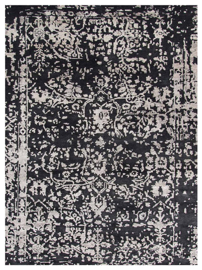 Limited Mossman MOM - 902 Dark Gray Traditional Knotted Rug - Rugs - Limited - Atlanta Designer Rugs