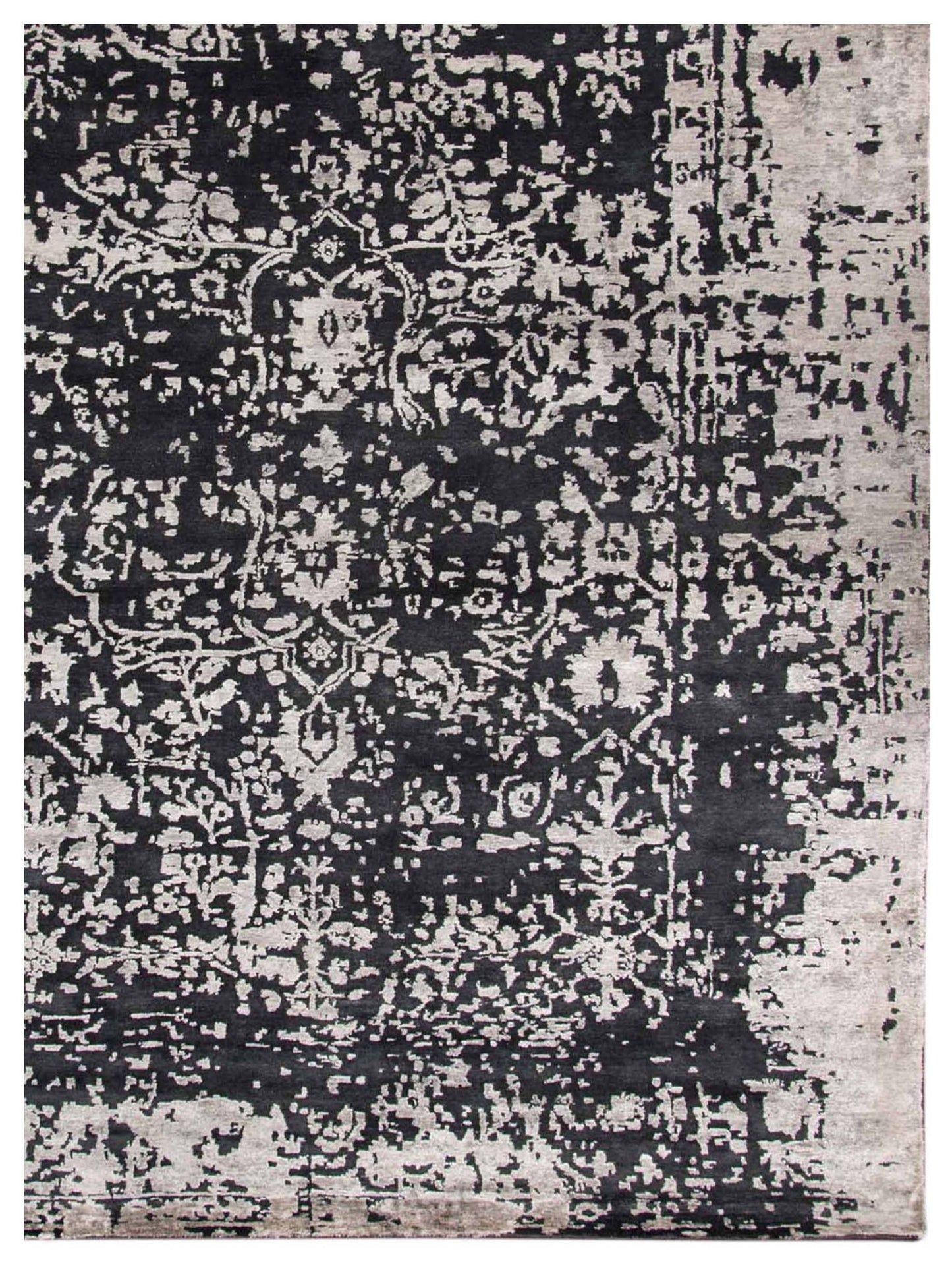 Limited Mossman MOM - 902 Dark Gray Traditional Knotted Rug - Rugs - Limited - Atlanta Designer Rugs