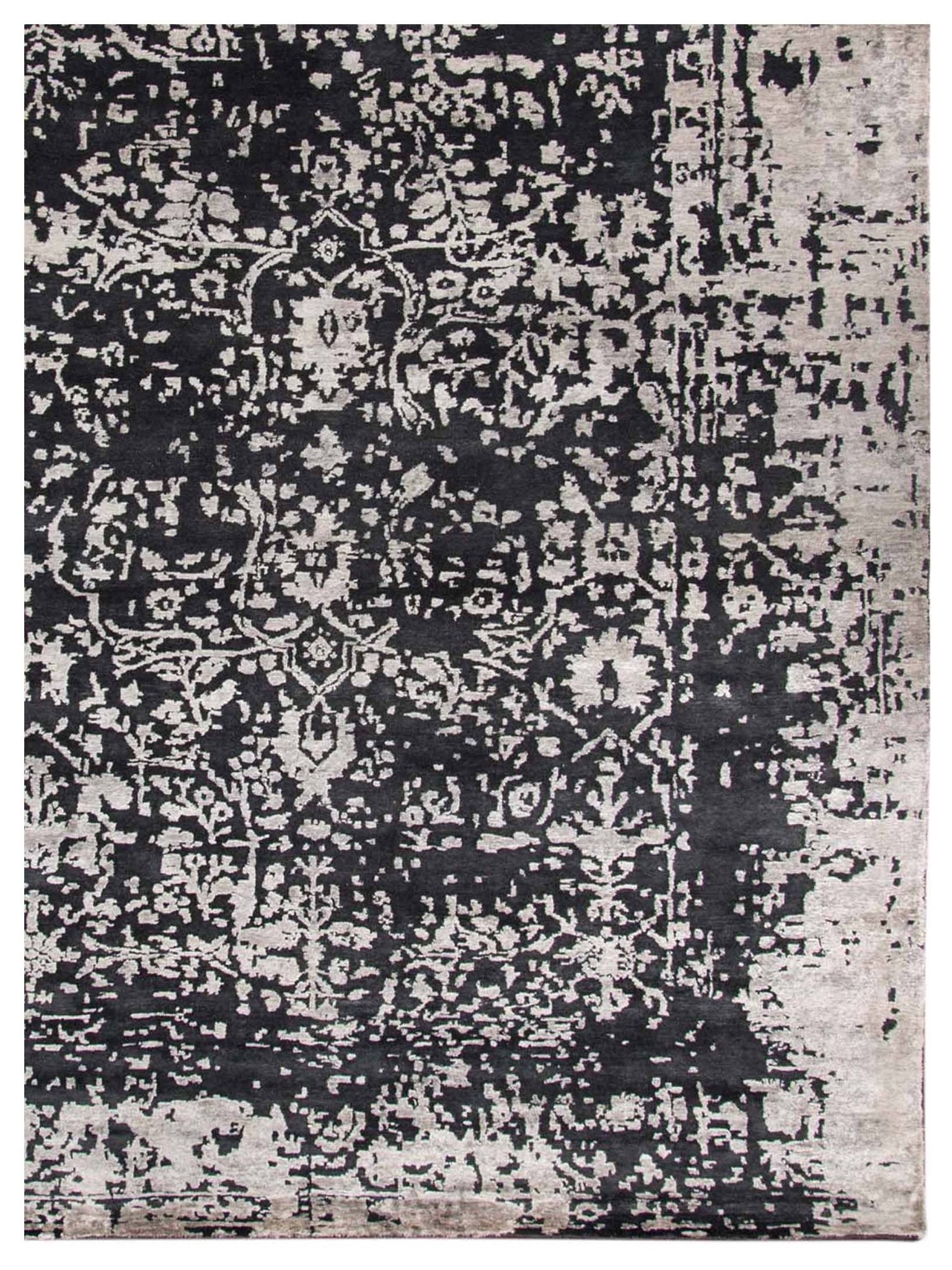 Limited Mossman MOM - 902 Dark Gray Traditional Knotted Rug - Rugs - Limited - Atlanta Designer Rugs