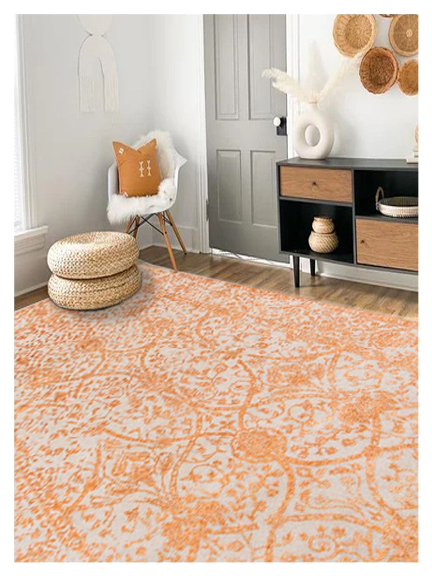 Limited Mossman MOM - 905 Orange Traditional Knotted Rug - Rugs - Limited - Atlanta Designer Rugs