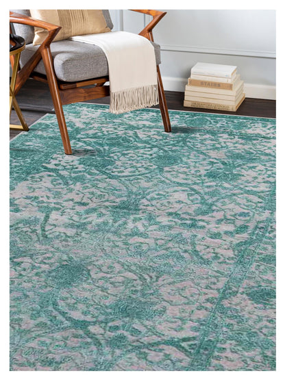 Limited Mossman MOM - 907 Green Traditional Knotted Rug - Rugs - Limited - Atlanta Designer Rugs