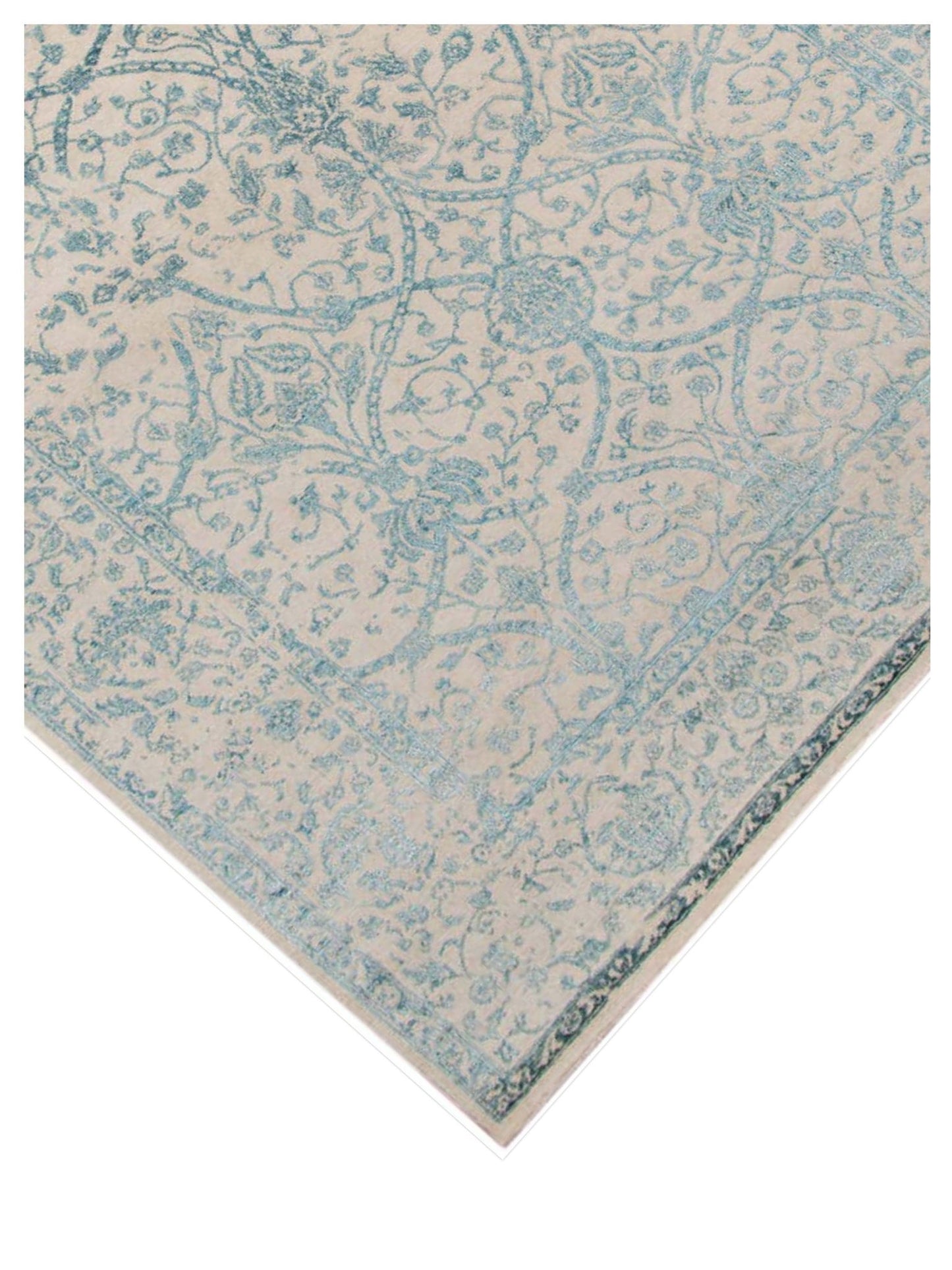 Limited Mossman MOM - 906 Peacock Traditional Knotted Rug - Rugs - Limited - Atlanta Designer Rugs