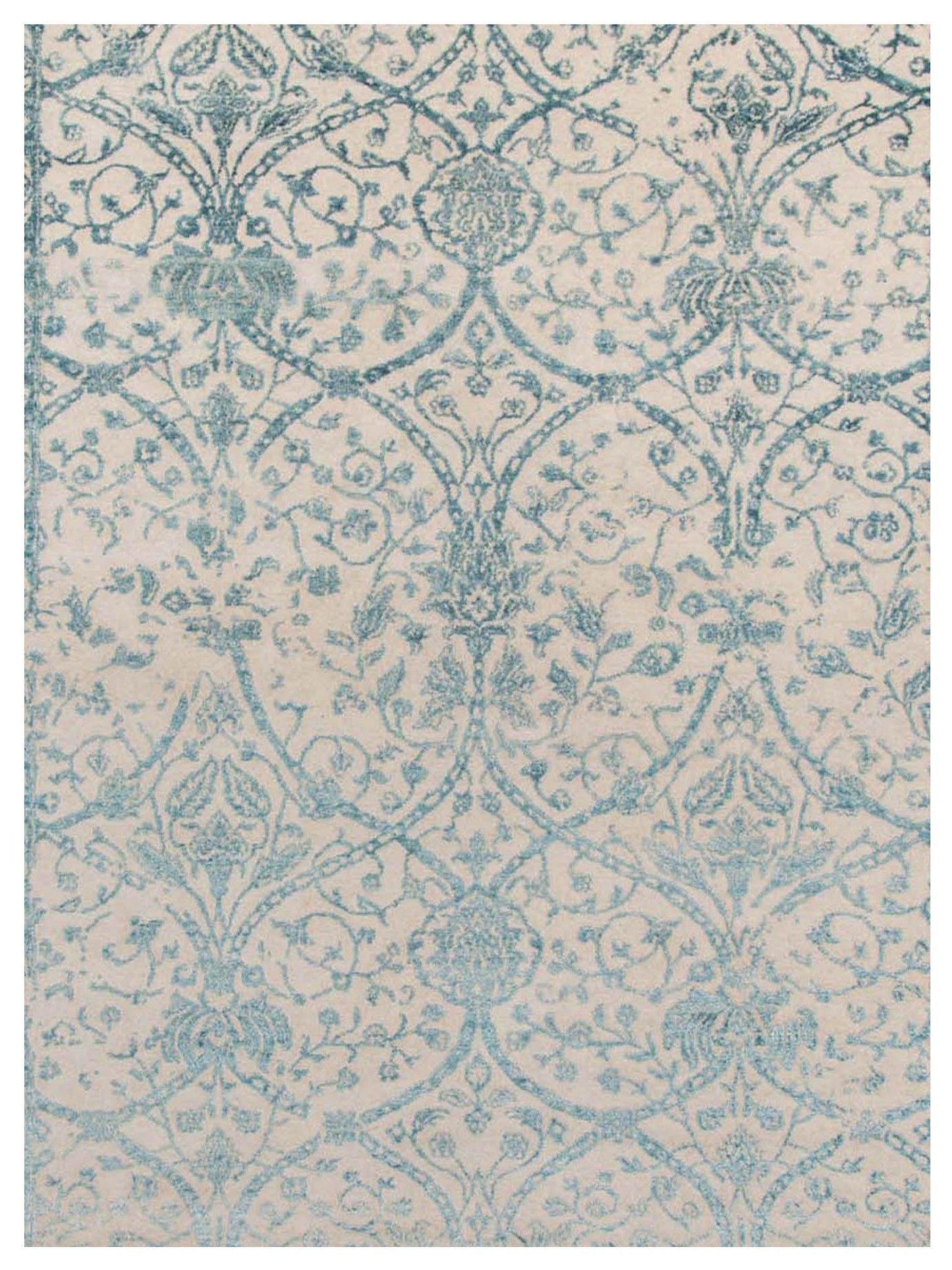 Limited Mossman MOM - 906 Peacock Traditional Knotted Rug - Rugs - Limited - Atlanta Designer Rugs