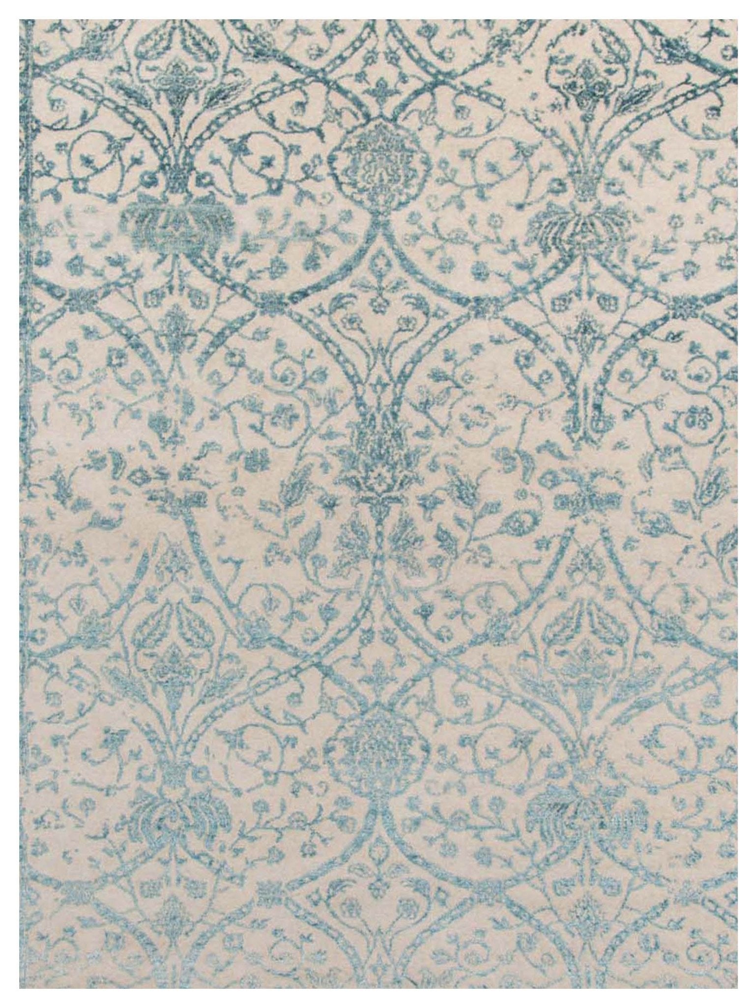 Limited Mossman MOM - 906 Peacock Traditional Knotted Rug - Rugs - Limited - Atlanta Designer Rugs