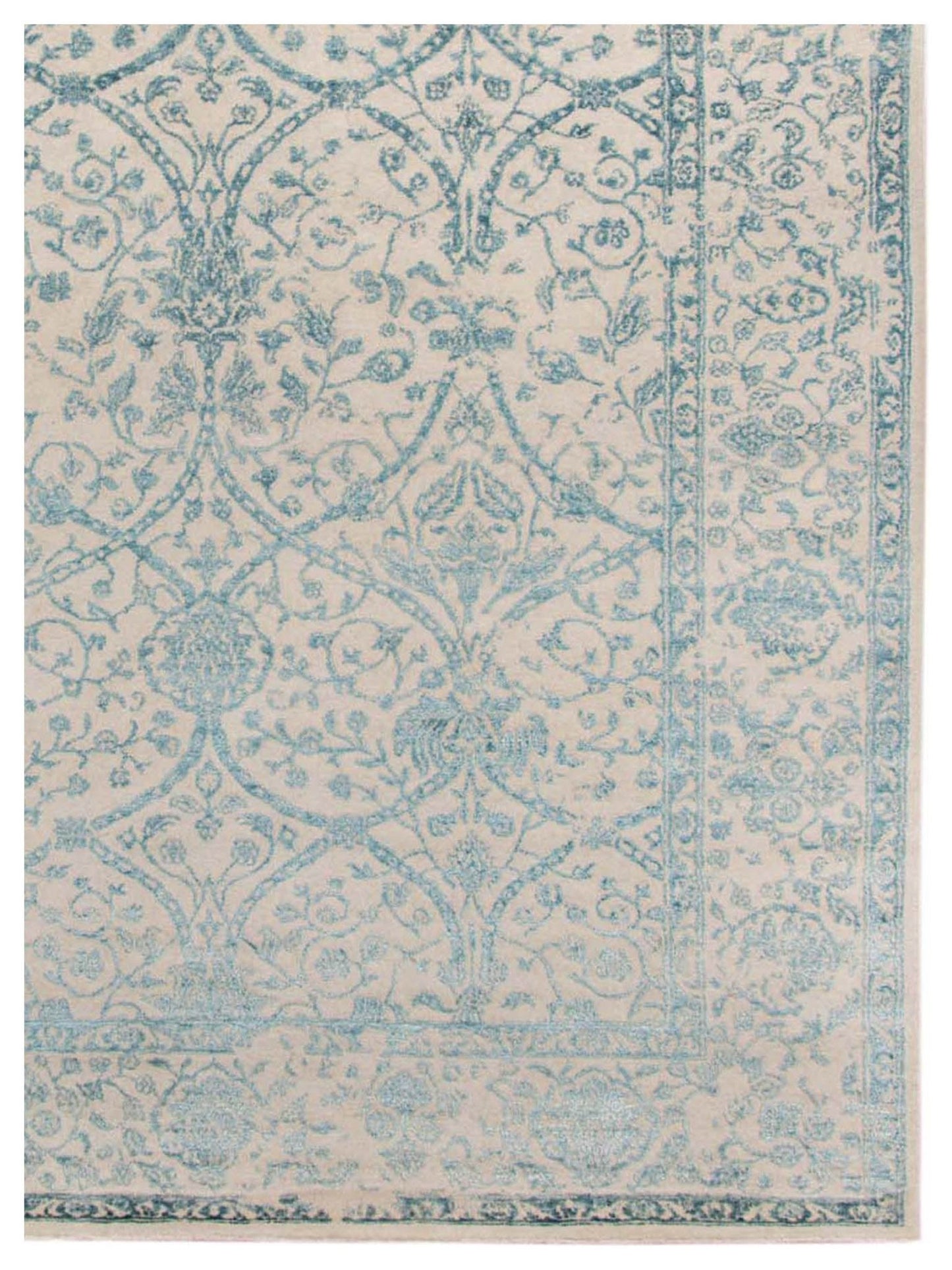 Limited Mossman MOM - 906 Peacock Traditional Knotted Rug - Rugs - Limited - Atlanta Designer Rugs