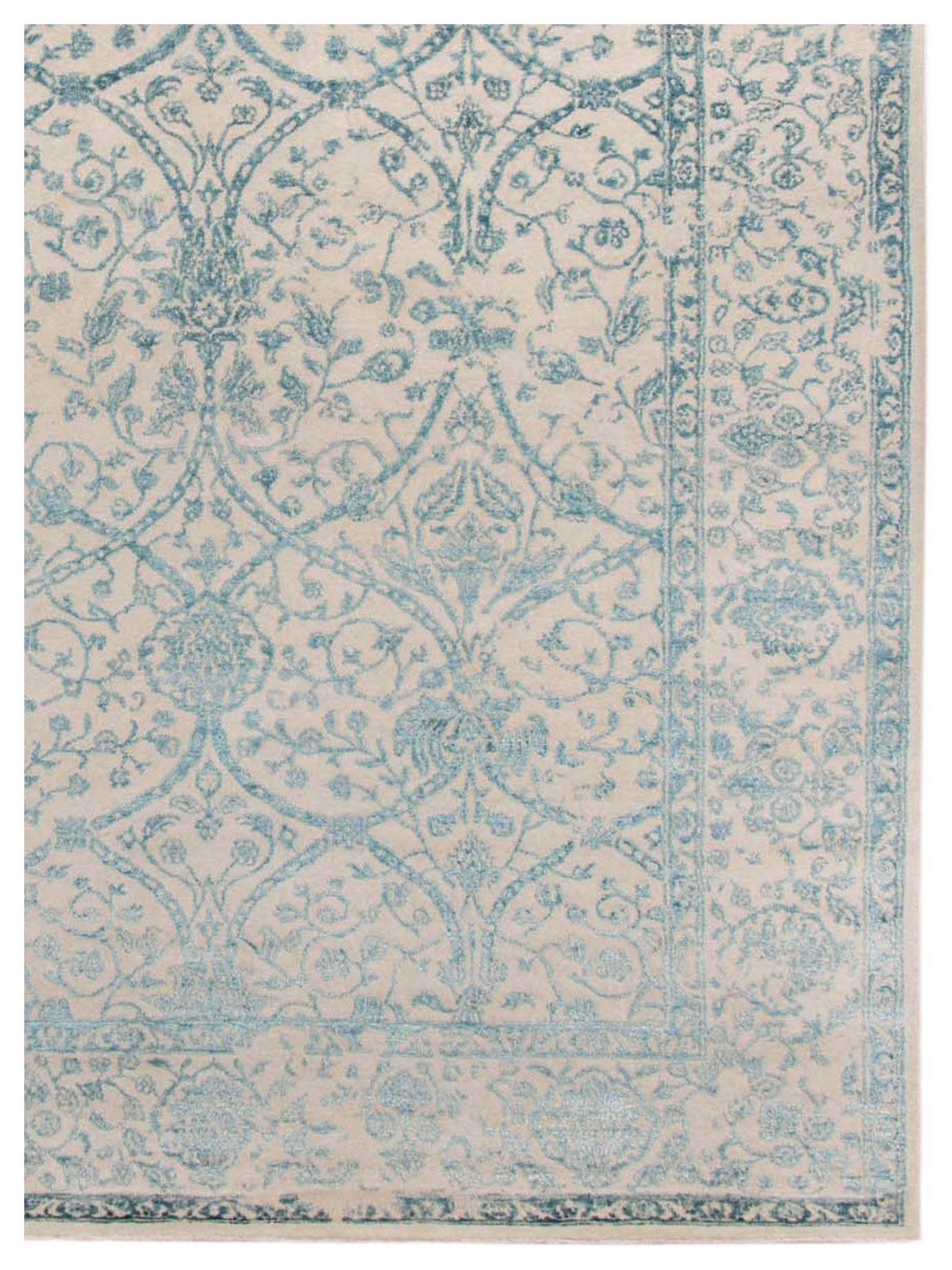 Limited Mossman MOM - 906 Peacock Traditional Knotted Rug - Rugs - Limited - Atlanta Designer Rugs
