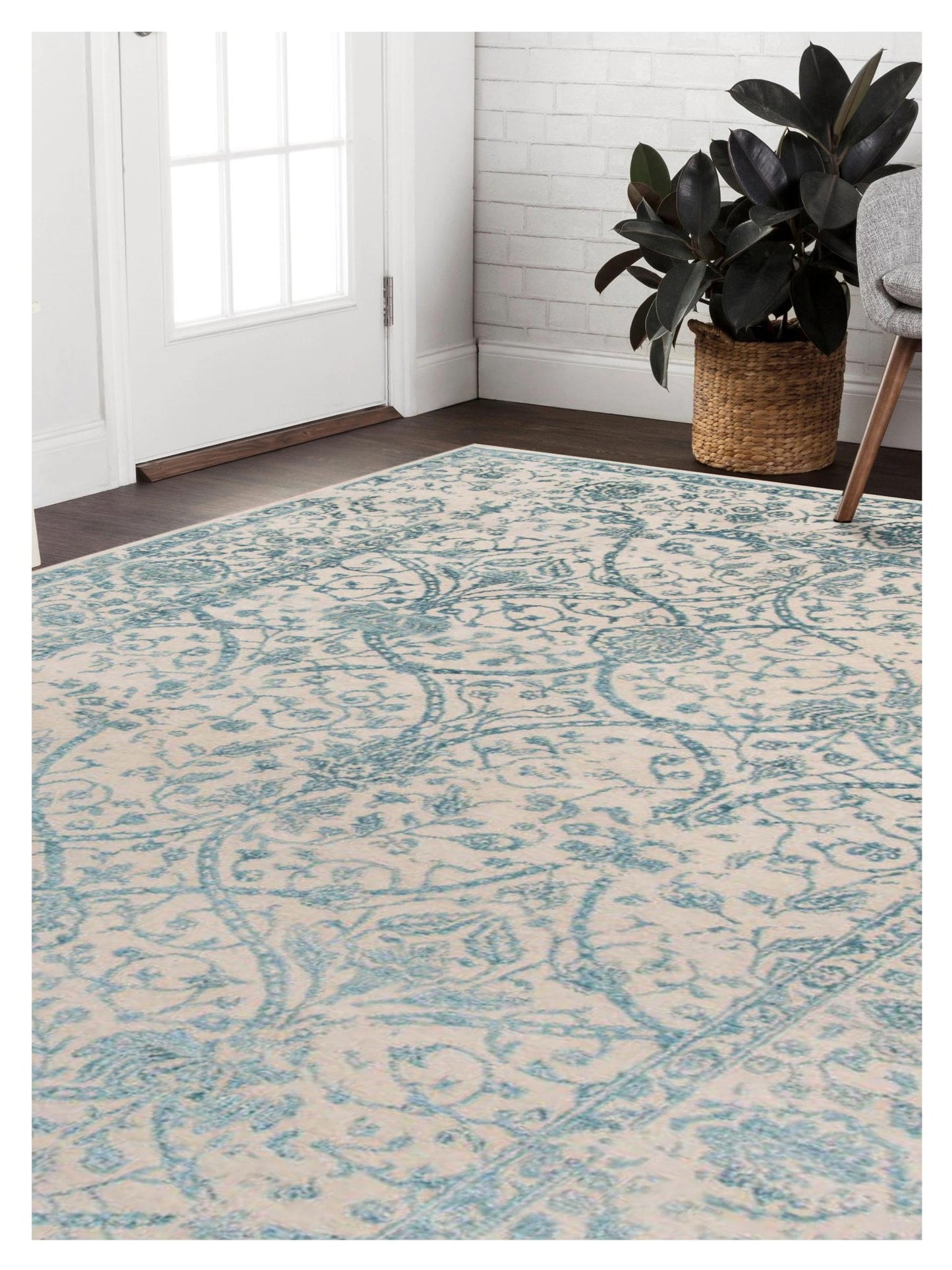 Limited Mossman MOM - 906 Peacock Traditional Knotted Rug - Rugs - Limited - Atlanta Designer Rugs