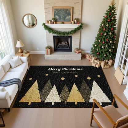 Dalyn Rugs Merry & Bright  Black  Holiday