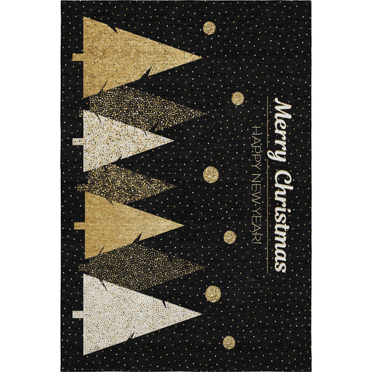 Dalyn Rugs Merry & Bright  Black  Holiday