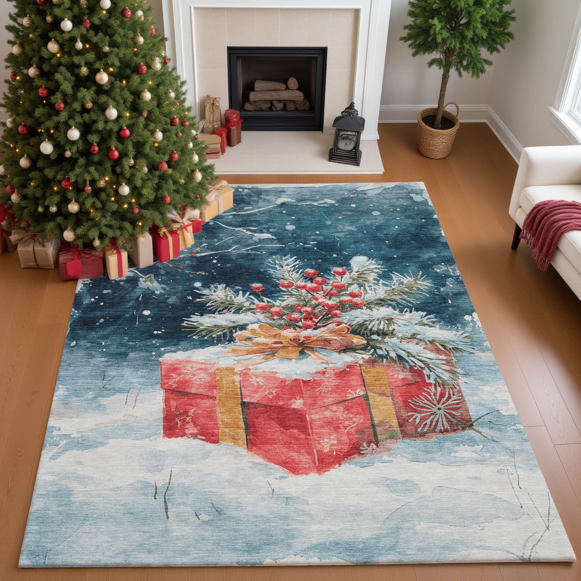 Dalyn Rugs Merry & Bright  Blue  Holiday