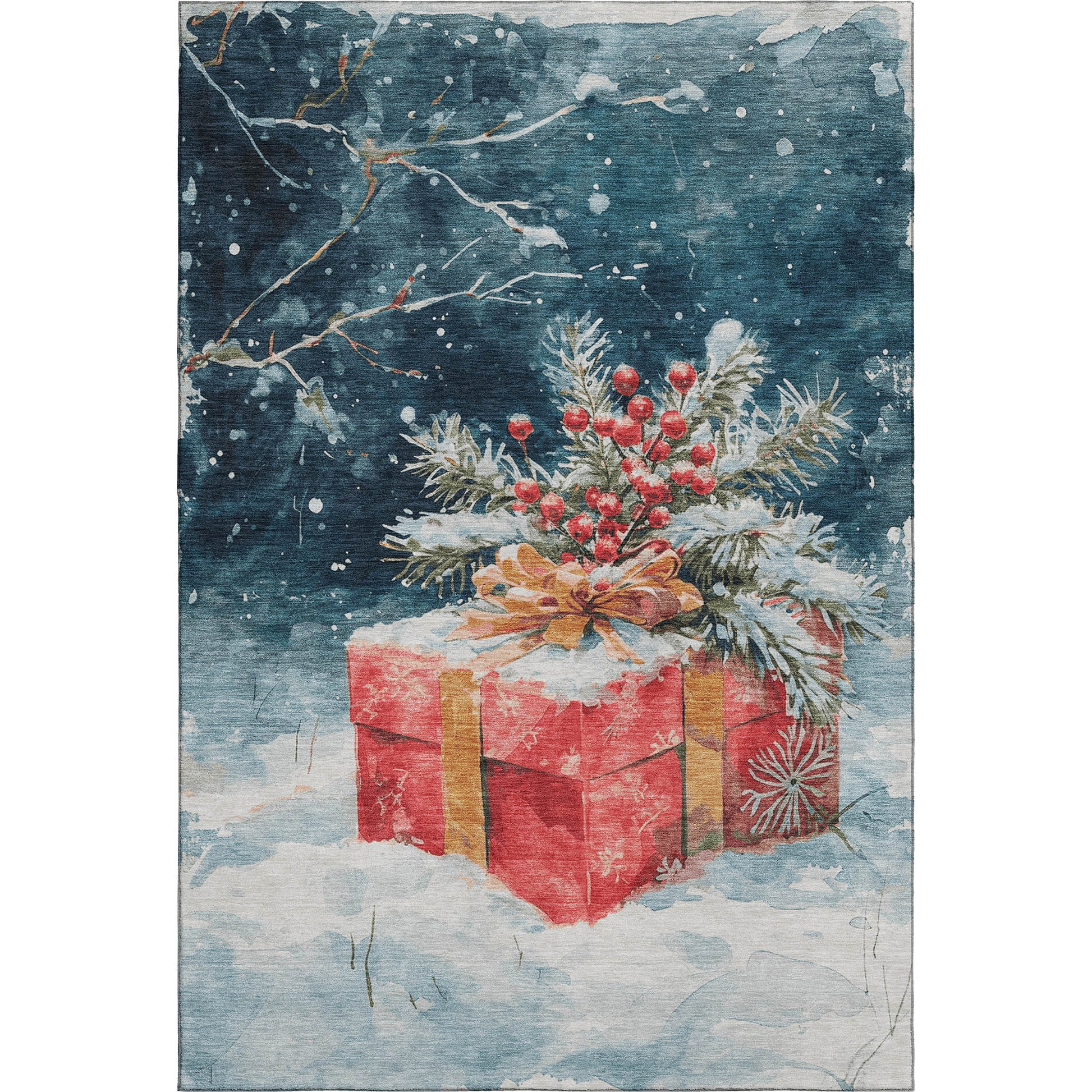Dalyn Rugs Merry & Bright  Blue  Holiday