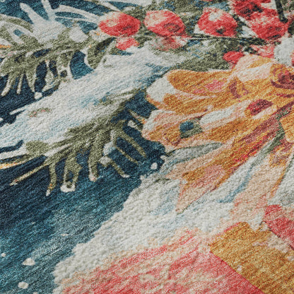 Dalyn Rugs Merry & Bright  Blue  Holiday