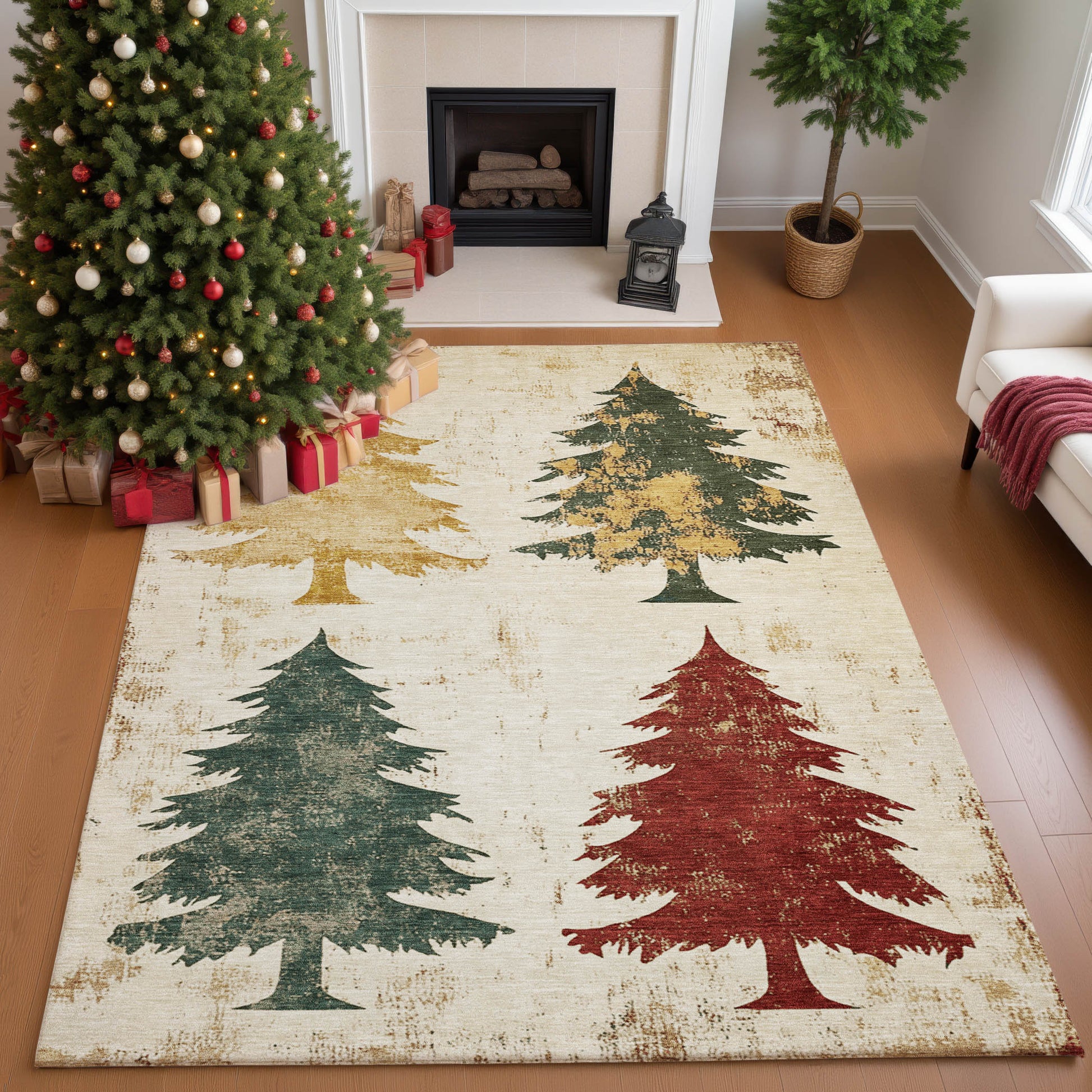 Dalyn Rugs Merry & Bright  Ivory  Holiday