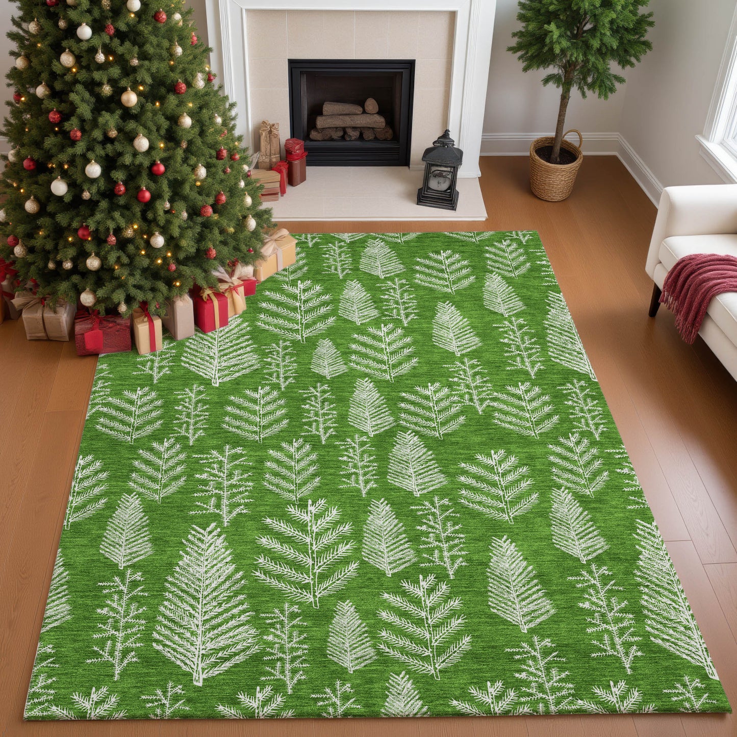 Dalyn Rugs Merry & Bright  Green  Holiday