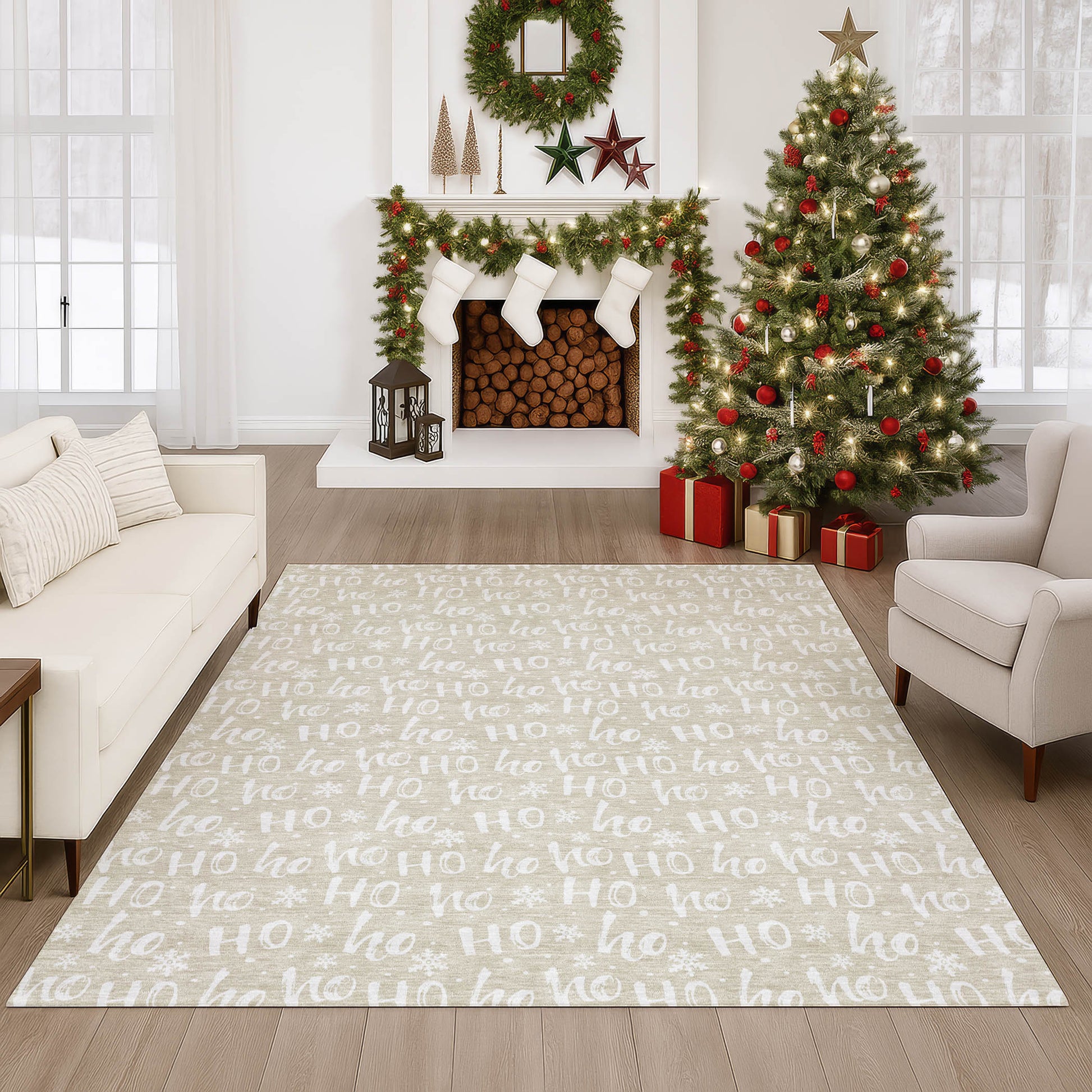 Dalyn Rugs Merry & Bright  Beige  Holiday
