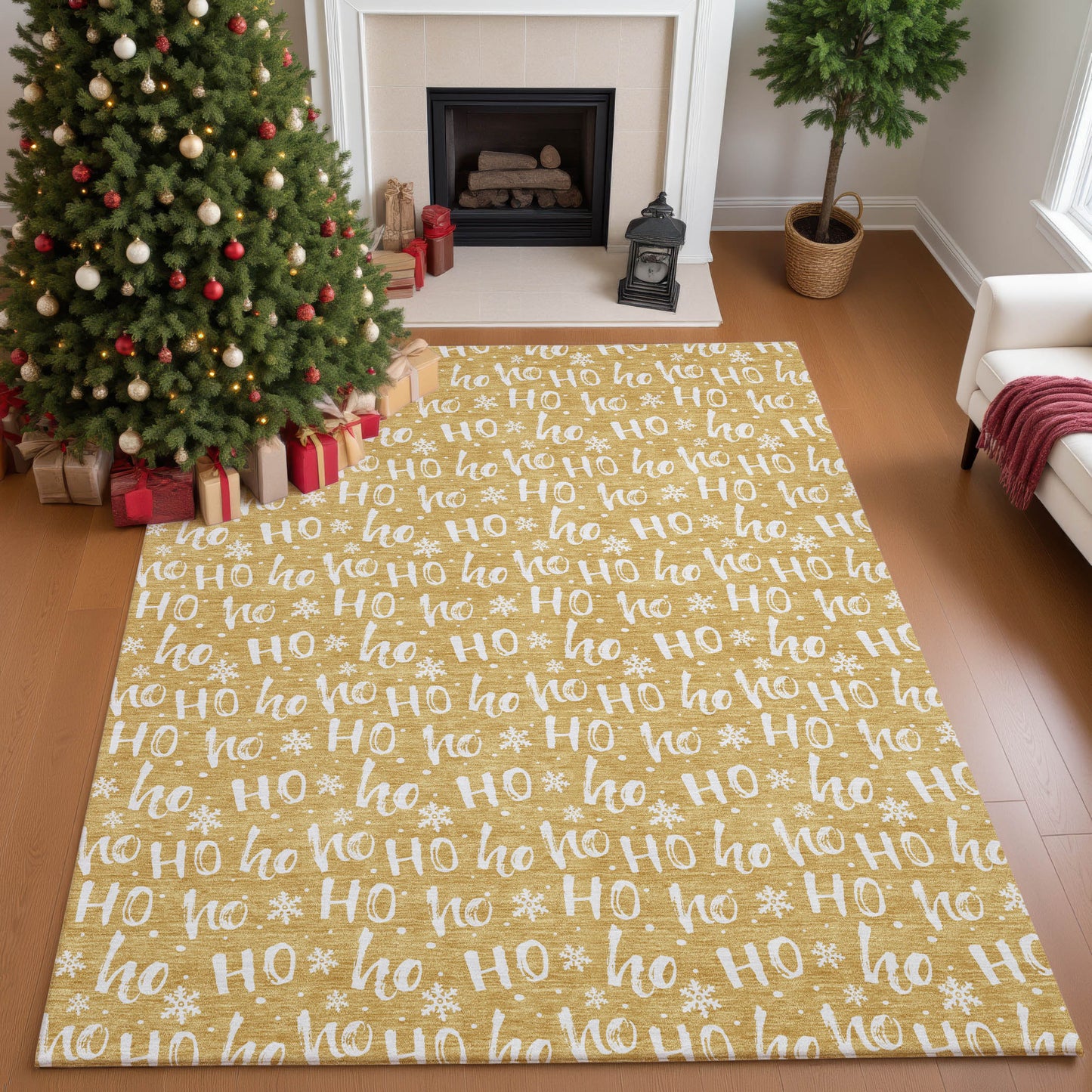 Dalyn Rugs Merry & Bright  Gold  Holiday