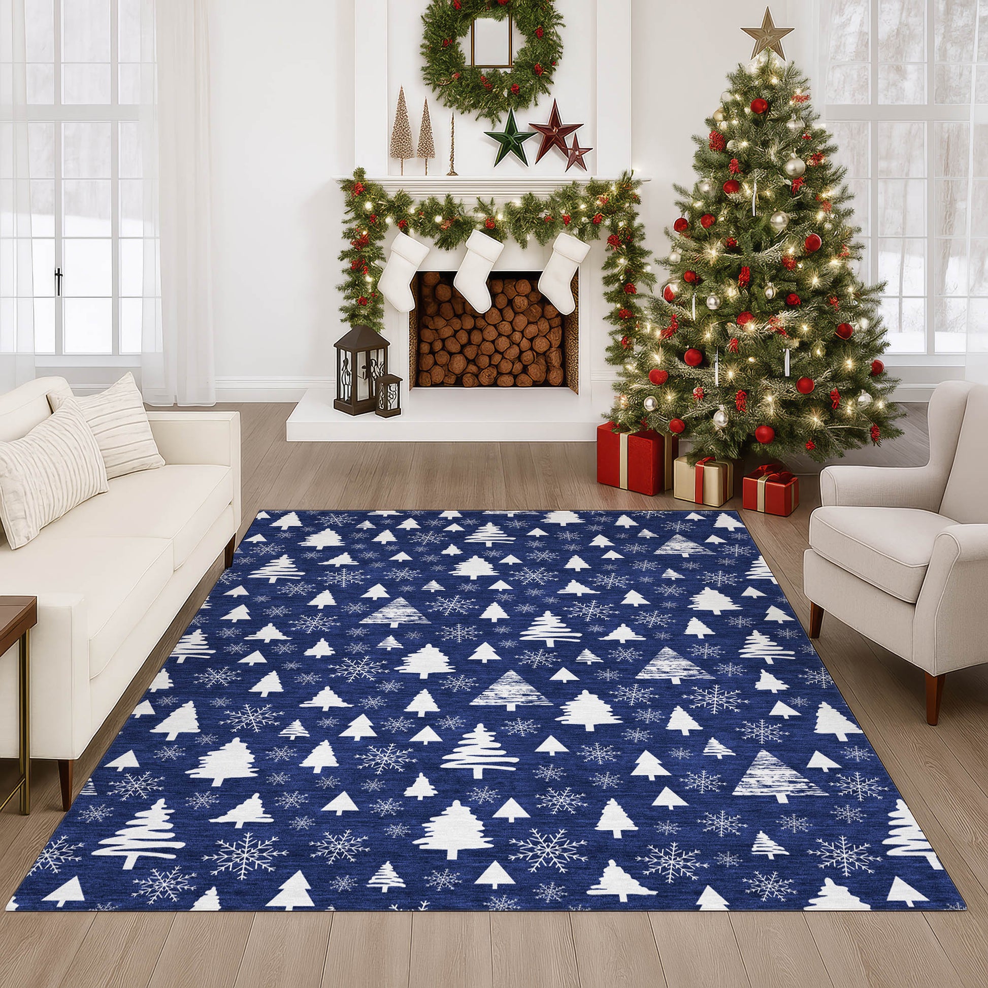 Dalyn Rugs Merry & Bright  Navy  Holiday