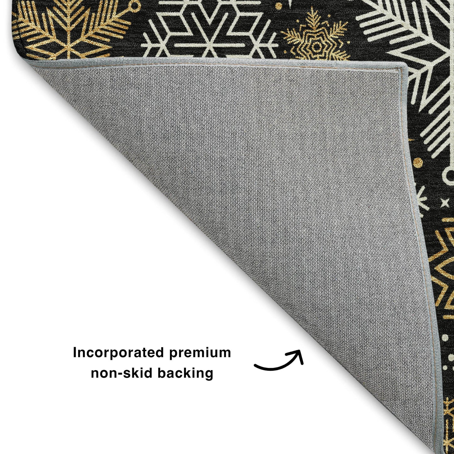 Dalyn Rugs Merry & Bright  Black  Holiday