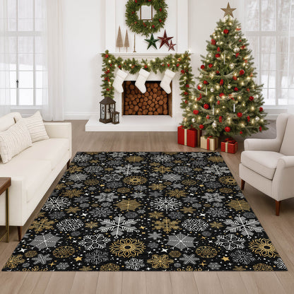 Dalyn Rugs Merry & Bright  Black  Holiday