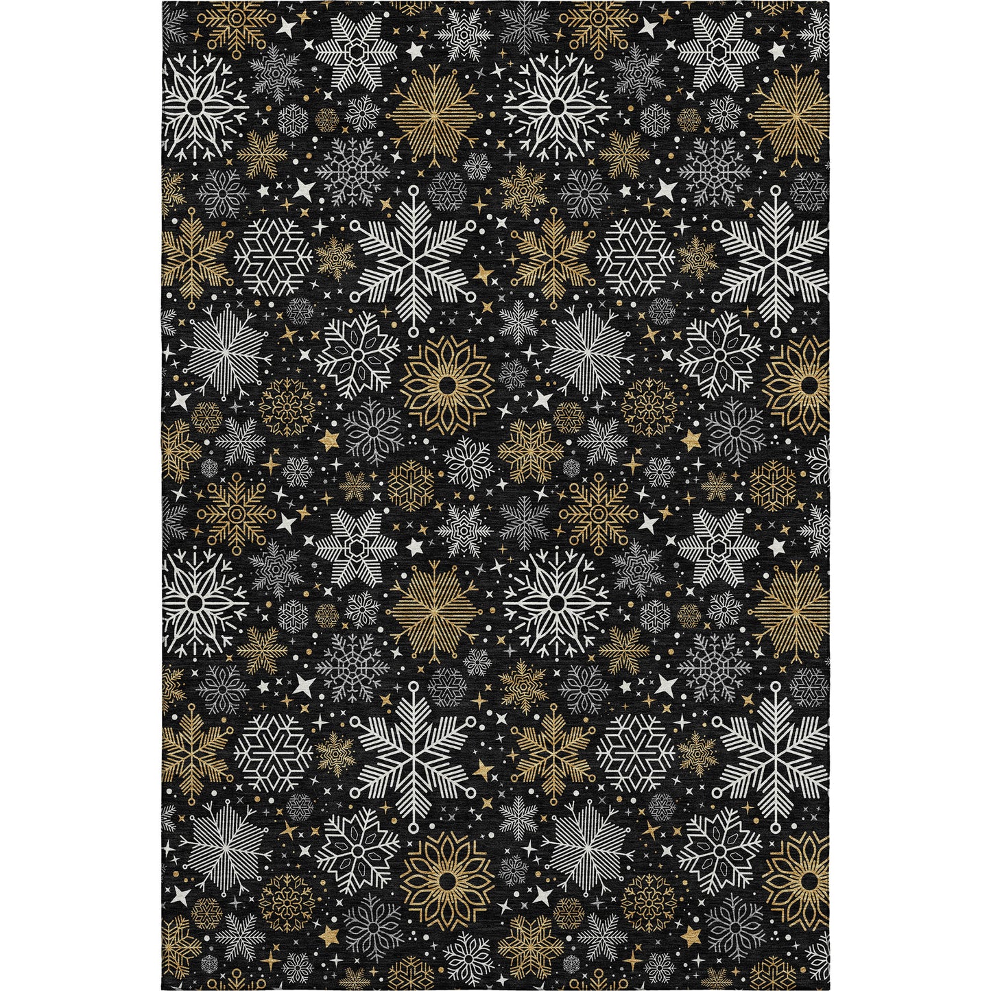 Dalyn Rugs Merry & Bright  Black  Holiday