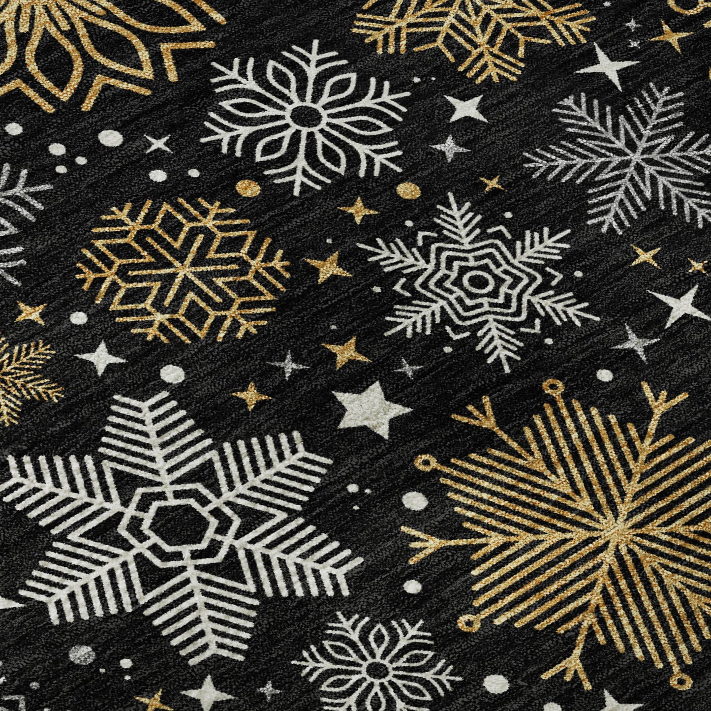 Dalyn Rugs Merry & Bright  Black  Holiday