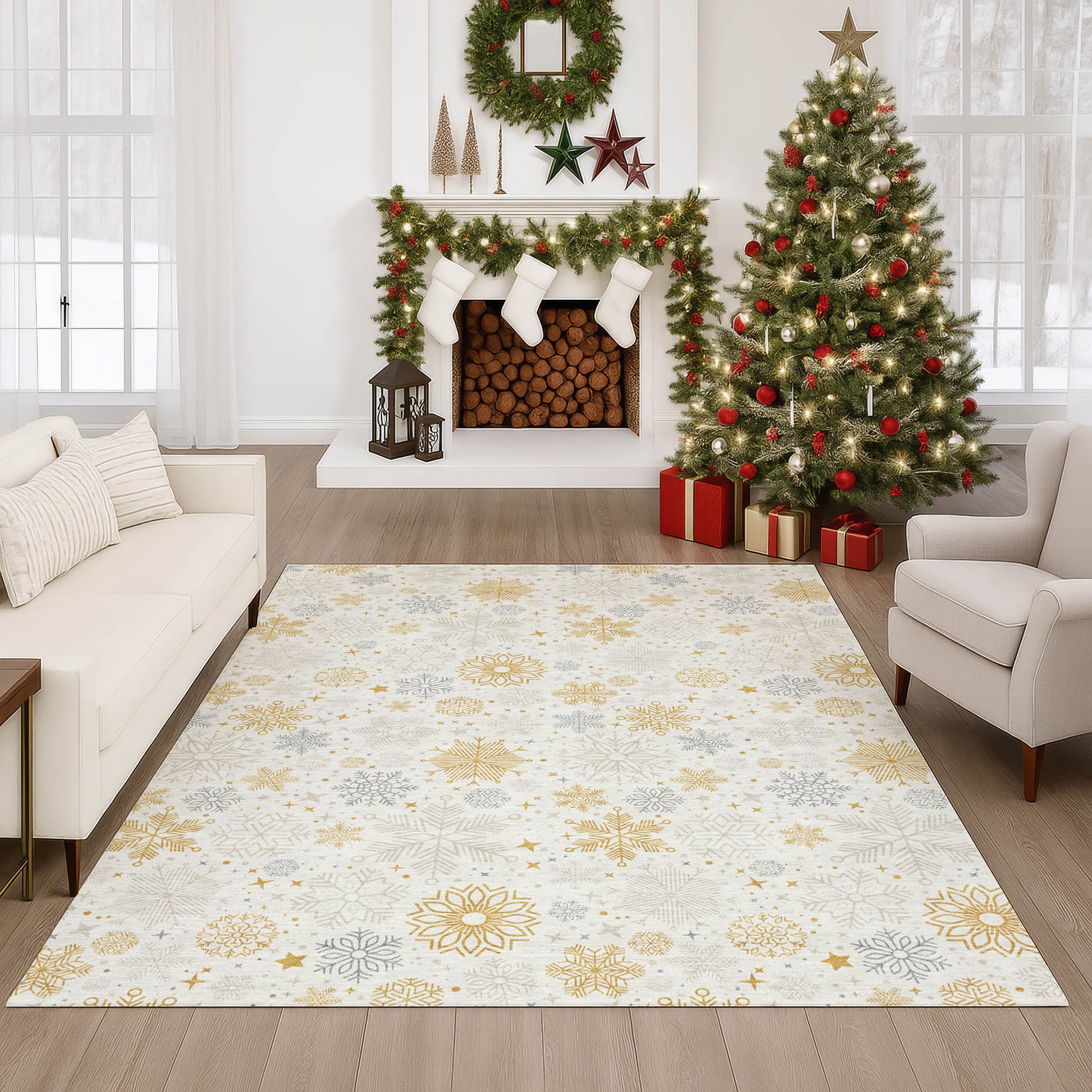 Dalyn Rugs Merry & Bright  Ivory  Holiday