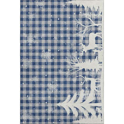 Dalyn Rugs Merry & Bright  Blue  Holiday