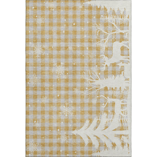 Dalyn Rugs Merry & Bright  Gold  Holiday