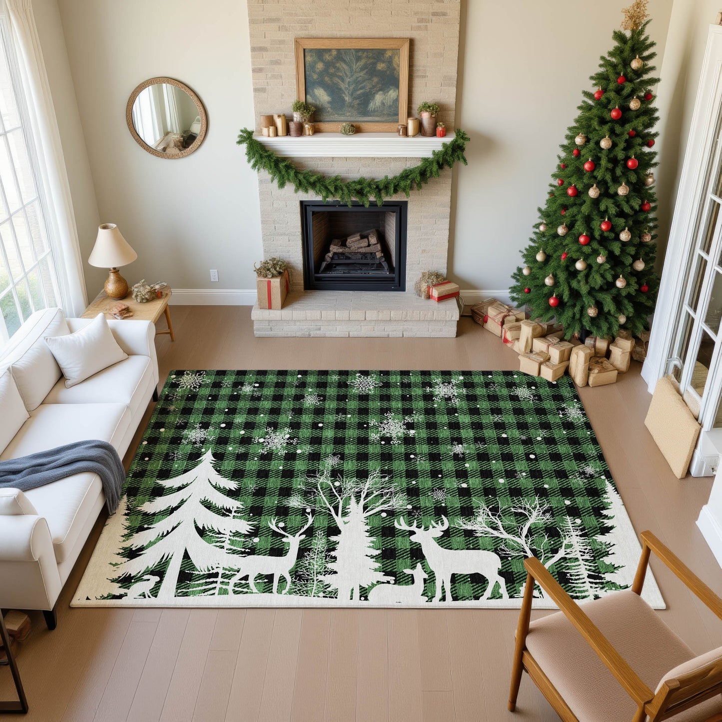 Dalyn Rugs Merry & Bright  Green  Holiday