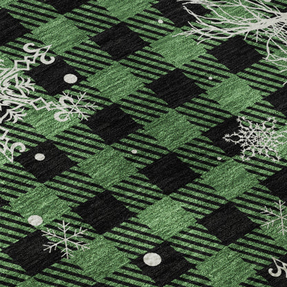 Dalyn Rugs Merry & Bright  Green  Holiday