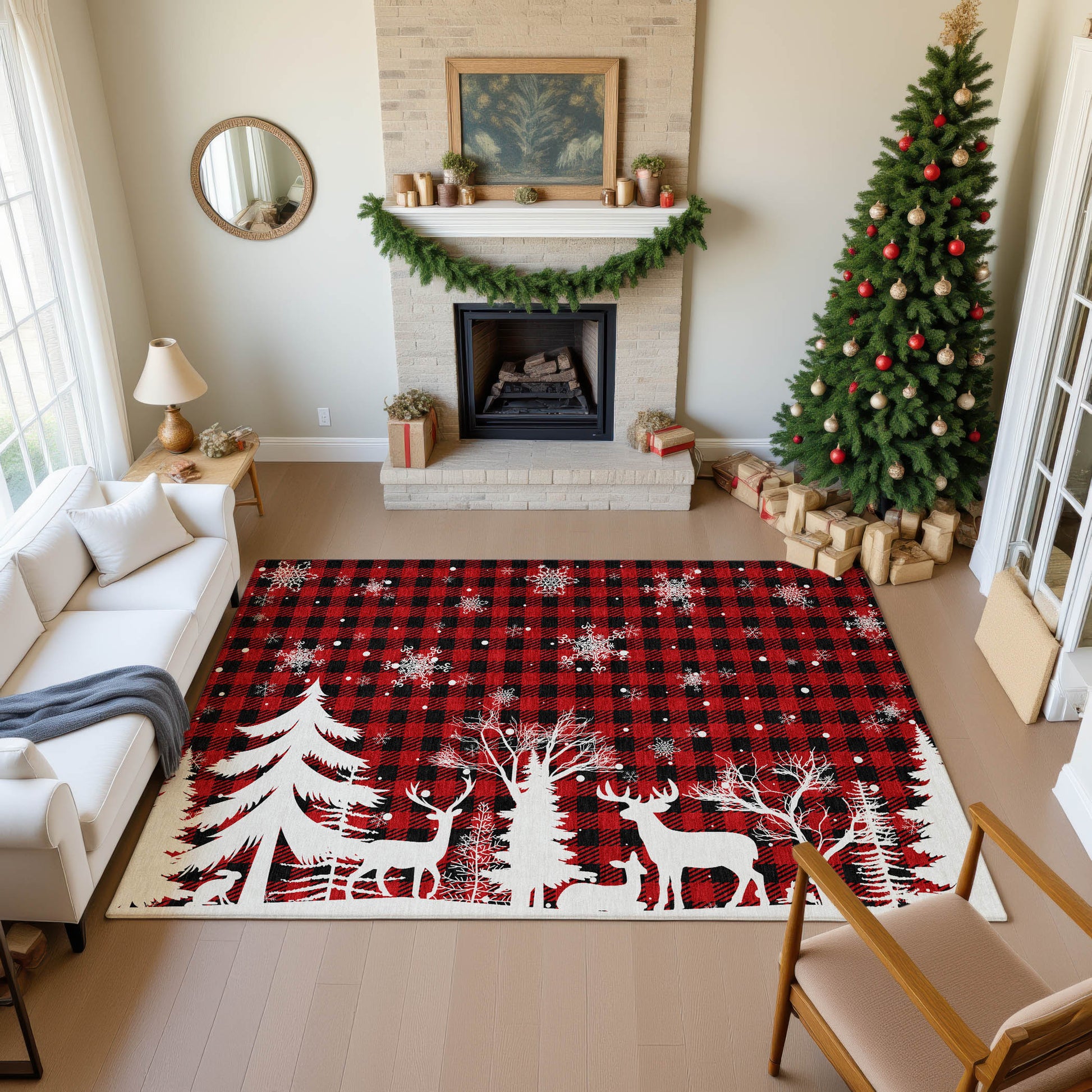 Dalyn Rugs Merry & Bright  Red  Holiday