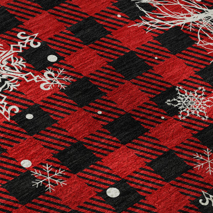 Dalyn Rugs Merry & Bright  Red  Holiday