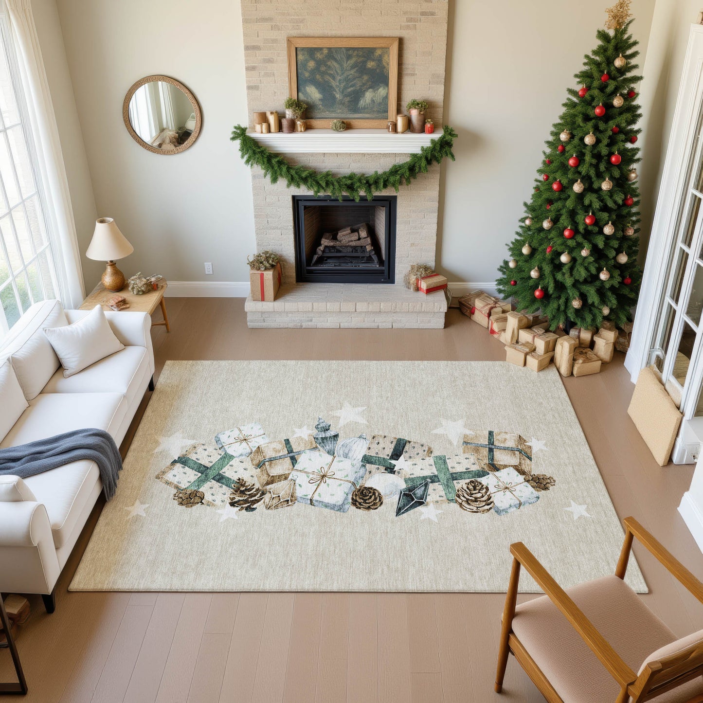 Dalyn Rugs Merry & Bright  Beige  Holiday