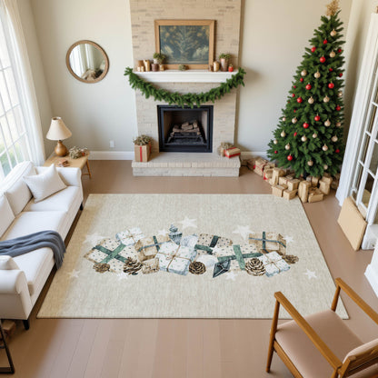 Dalyn Rugs Merry & Bright  Beige  Holiday