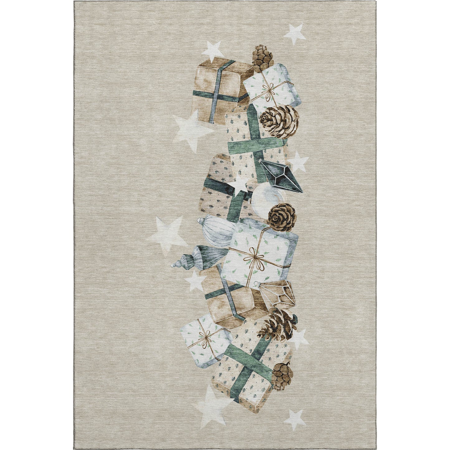 Dalyn Rugs Merry & Bright  Beige  Holiday