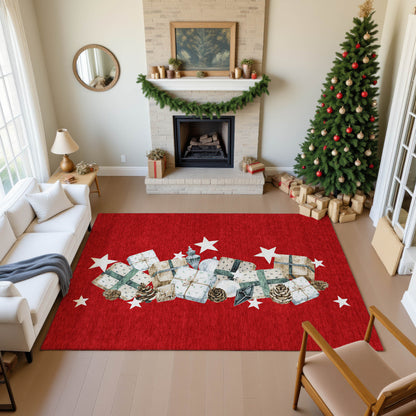 Dalyn Rugs Merry & Bright  Red  Holiday