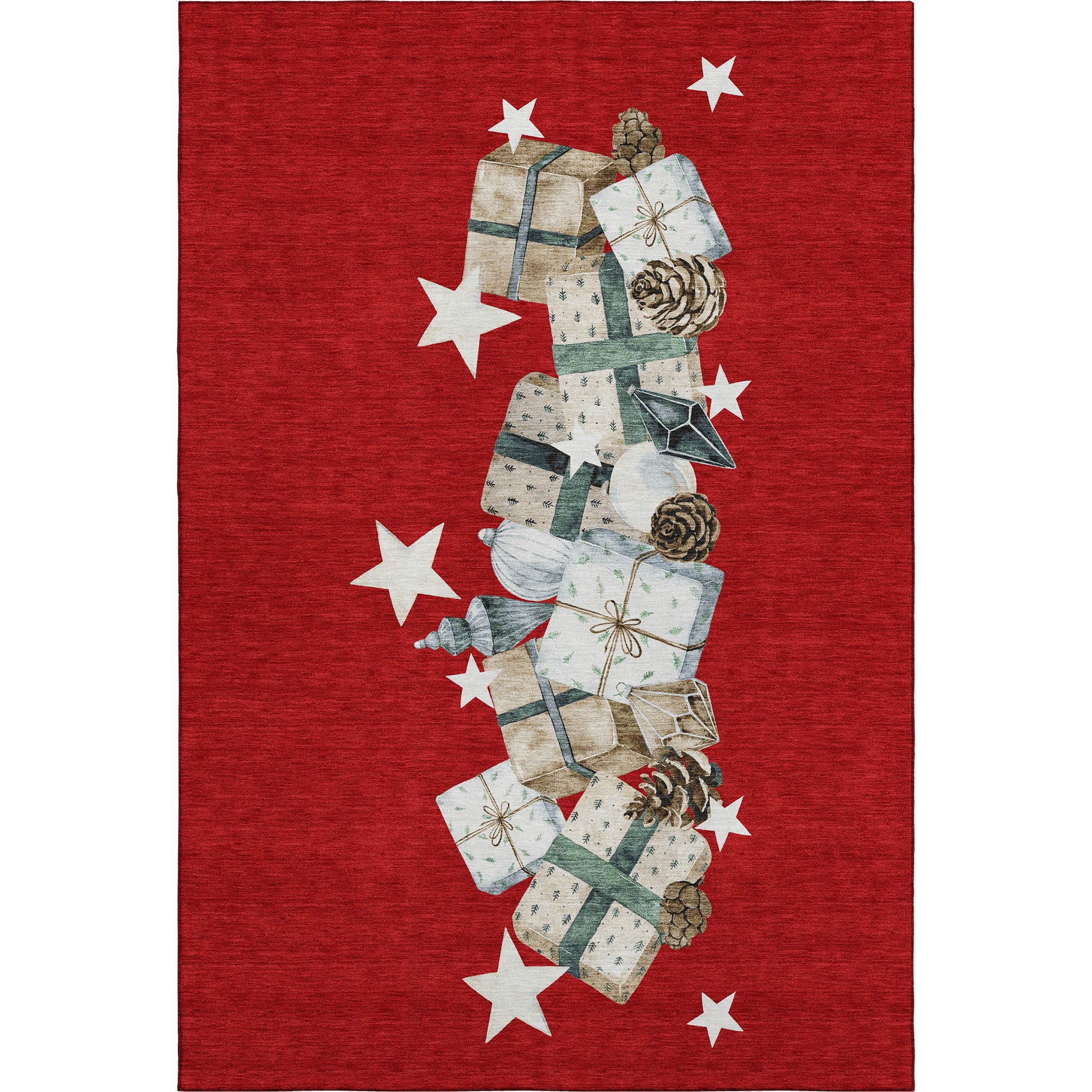 Dalyn Rugs Merry & Bright  Red  Holiday