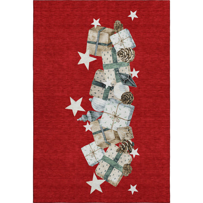 Dalyn Rugs Merry & Bright  Red  Holiday