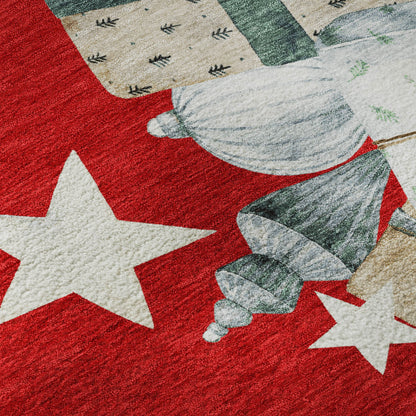 Dalyn Rugs Merry & Bright  Red  Holiday