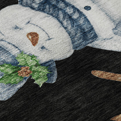 Dalyn Rugs Merry & Bright  Black  Holiday