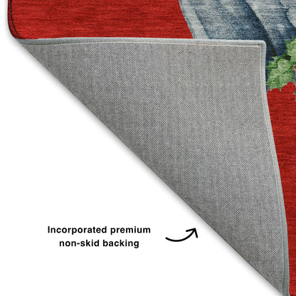 Dalyn Rugs Merry & Bright  Red  Holiday