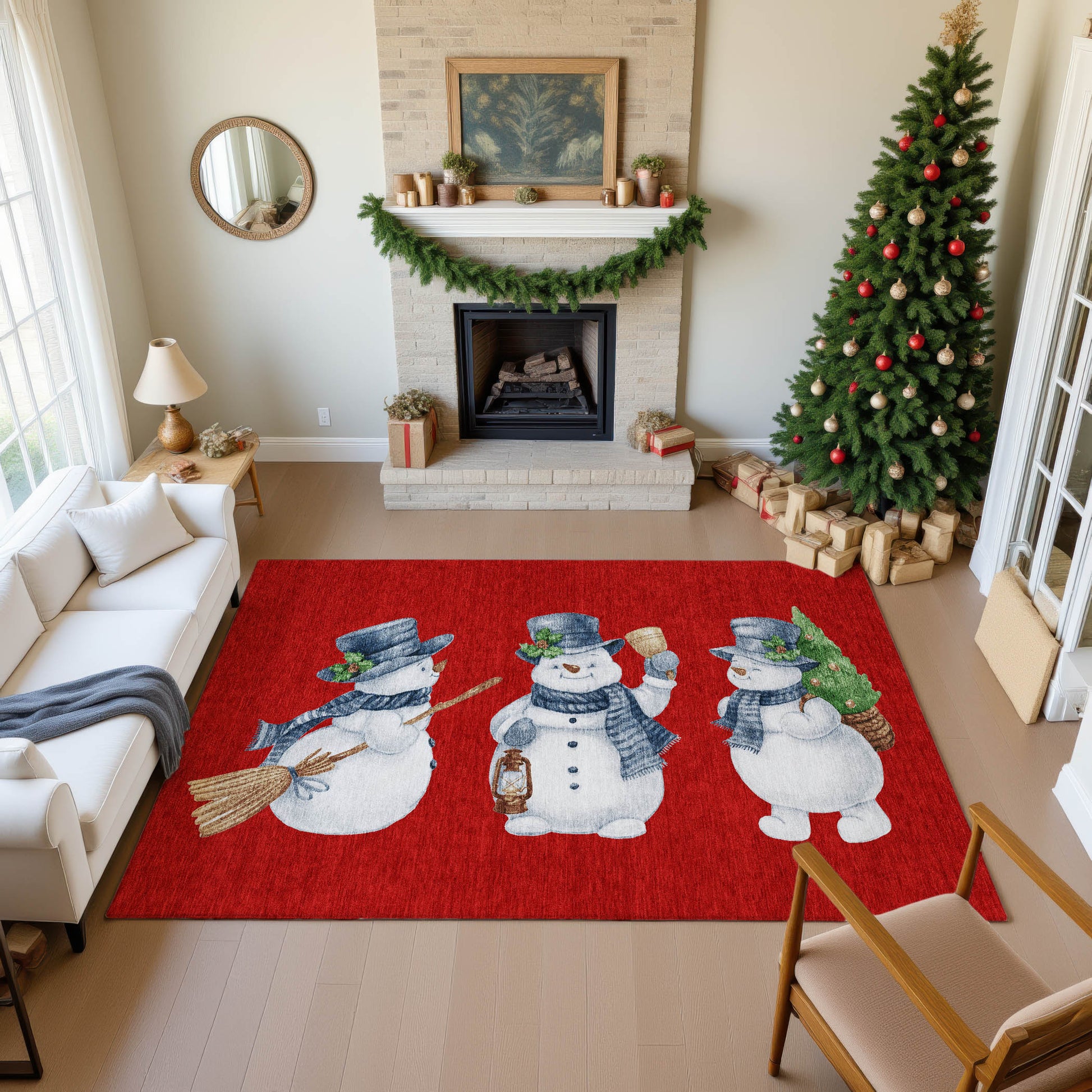 Dalyn Rugs Merry & Bright  Red  Holiday