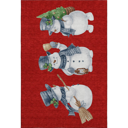 Dalyn Rugs Merry & Bright  Red  Holiday