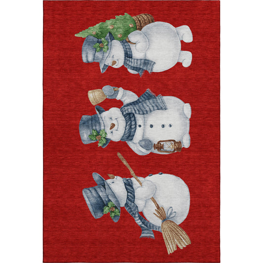 Dalyn Rugs Merry & Bright  Red  Holiday