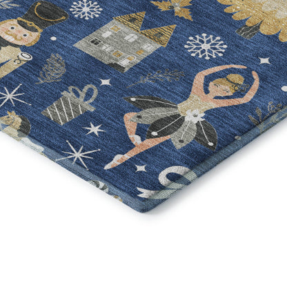 Dalyn Rugs Merry & Bright  Navy  Holiday